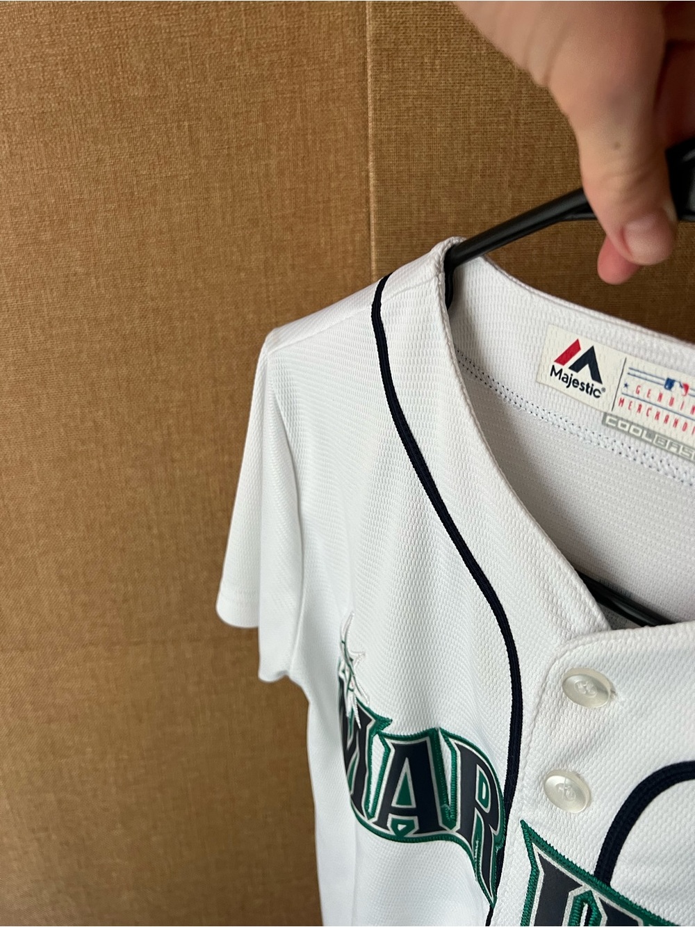 Majestic Genuine Merchandise Youth 10/12 Cool Base Mariners Jersey Stitched MLB - Picture 9 of 10